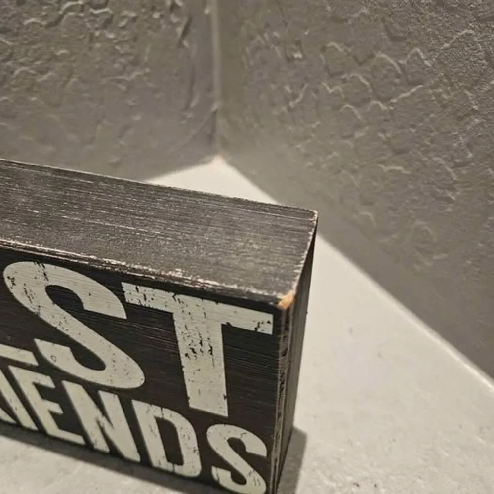 Best Friends Wooden Box Sign 5